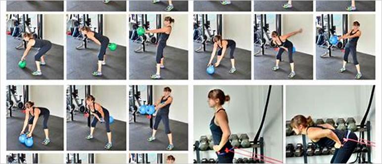 Kettlebell exercise for glutes